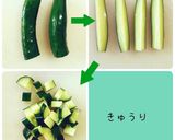 夏野菜で簡単タコライス風作り方1写真