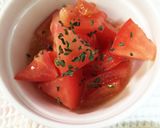 幼児食 トマトだけの簡単サラダ作り方3写真