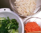 小松菜の梅味噌和え作り方1写真