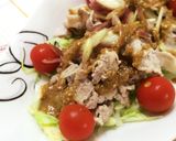 さっぱり夏気分!豚しゃぶのゴマだれサラダ作り方10写真