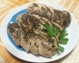 驚きの柔らかさ！ささ身ハムのパストラミ風作り方7写真