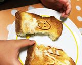 さいておいしいチーズでらくがきトースト♪作り方4写真