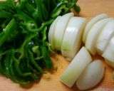 白菜とピーマン玉ねぎのオイスター餡掛け煮作り方2写真