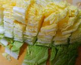 白菜とピーマン玉ねぎのオイスター餡掛け煮作り方3写真
