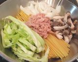 【シェラカップ】ツナとしめじの和風パスタ作り方1写真