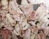 鶏皮と大根・こんにゃくの煮物作り方3写真