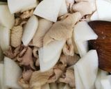 鶏皮と大根・こんにゃくの煮物作り方4写真