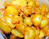 簡単常備菜★じゃがいものトマみそ炒め作り方3写真