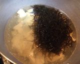 太もずくとお豆腐の塩汁作り方3写真