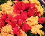 さっぱり ニラ玉梅トマト作り方5写真
