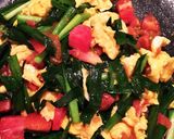 さっぱり ニラ玉梅トマト作り方6写真
