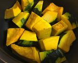 簡単♪美味♪かぼちゃのカレーそぼろ餡かけ作り方1写真
