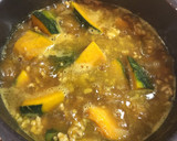 簡単♪美味♪かぼちゃのカレーそぼろ餡かけ作り方3写真