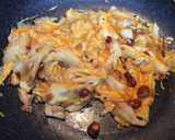白舞茸と4種類ナッツの半熟玉子丼作り方3写真