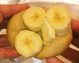 バナナ入れました！パンdeカフェオレ作り方3写真