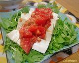 梅トマトソースがけ・豆腐のサラダ♪作り方4写真