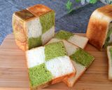 ミニサイコロ食パン♡抹茶うずまき豆パン作り方11写真