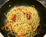 しらすとトマトの簡単和風パスタ作り方3写真