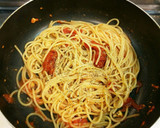 しらすとトマトの簡単和風パスタ作り方3写真