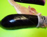 ナスのton（豚）巻き酢しょうがもOK作り方4写真