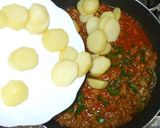 じゃがいものカレー風味簡単ミートソース煮作り方12写真