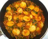 じゃがいものカレー風味簡単ミートソース煮作り方13写真