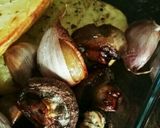 簡単★新じゃがとニンニクのオーブン焼き作り方7写真