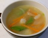 即席？海老スープ！作り方8写真