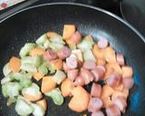 ☆余り物☆パラパラチャーハン作り方4写真