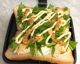 チーザで☆水菜と卵のホットサンド作り方7写真