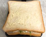 チーザで☆水菜と卵のホットサンド作り方9写真