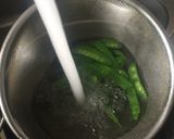 絹さやの肉味噌炒め作り方2写真