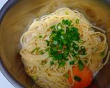 ドレッシングで簡単♪カルボナーラ風パスタ作り方5写真