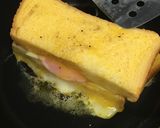 冷凍パンでできる！簡単クロックムッシュ♪作り方3写真