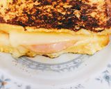 冷凍パンでできる！簡単クロックムッシュ♪作り方4写真