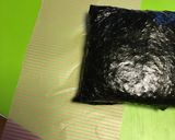 簡単キャラ弁☆スヌーピーな塩おにぎらず☆作り方6写真