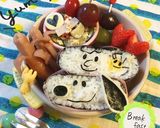 簡単キャラ弁☆スヌーピーな塩おにぎらず☆作り方17写真