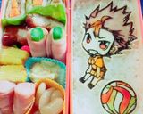 海苔アート キャラ弁 ハイキュー④作り方3写真