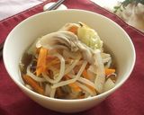 さっぱり梅味♪野菜たっぷり食べるスープ作り方7写真