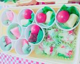 中学校運動会 海苔アート だるまキャラ弁作り方4写真