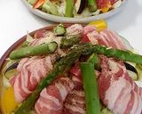 夏野菜のチンする肉巻き♪作り方4写真