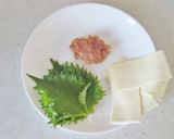 チーズ入り♪梅ロールカツ作り方1写真