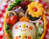 簡単♪にわとり親子のおにぎりキャラ弁当作り方6写真