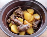 レンジで簡単！新じゃがと牛肉の甘辛煮作り方4写真