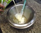 グルメ介護／豆乳豆腐の黒みつ黄名粉がけ作り方4写真