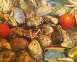 お酒に合う★あさりとプチトマトの酒蒸し作り方3写真