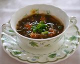 梅トマトのさっぱり健康ワカメスープ♫作り方6写真