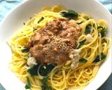 春菊と大根おろしの冷製納豆パスタ作り方6写真