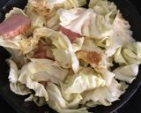キャベツとベーコンのペンネオーブン焼作り方1写真