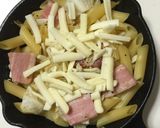 キャベツとベーコンのペンネオーブン焼作り方3写真